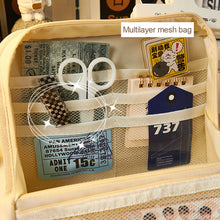 Load image into Gallery viewer, Canvas Pencil Case Aesthetic Large Capacity Pensel Box Large Capacity Girl Korean Style Pensil Bag Desk Organizer School Office Supplies Storage Bag