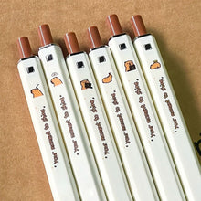 Load image into Gallery viewer, Cartoon Gel Pen Press Neuter Pen 0.5mm Black Cute Writing Drawing Pen Stationery Gifts School Office Supplies