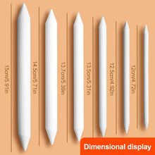 Load image into Gallery viewer, Blending Stumps and Tortillions Paper Art Blenders Sandpaper Pencil Sharpener Pointer for Artist Charcoal Sketch Drawing Tools
