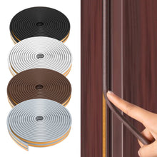 Load image into Gallery viewer, 5M/10M Door Window Seal Strip Self-adhesive Acoustic Foam Sealing Strip Tape Insulation Windproof Rubber Weatherstrip