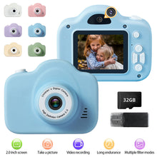 Load image into Gallery viewer, Kids Camera Digital Camera Video Dual Camera Toys Mini Cam Color Display Children Birthday Gift Kids Toys For Kids