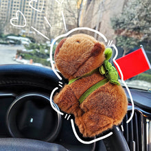 Load image into Gallery viewer, Plush Capybara Car Interior Accessories Center Console Displays Handle Wiper Decoration Accessories For Cute Plush Dolls