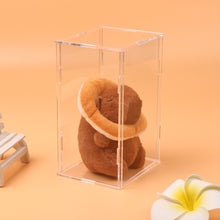 Load image into Gallery viewer, 1Pc Transparent Acrylic Display Case Storage Box 11.4x9.7x18cm for Labubu Plush Dolls/Toys Organizer Protective Container