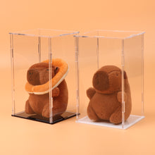 Load image into Gallery viewer, 1Pc Transparent Acrylic Display Case Storage Box 11.4x9.7x18cm for Labubu Plush Dolls/Toys Organizer Protective Container