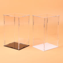 Load image into Gallery viewer, 1Pc Transparent Acrylic Display Case Storage Box 11.4x9.7x18cm for Labubu Plush Dolls/Toys Organizer Protective Container