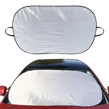 Load image into Gallery viewer, 55" x 31" Car Windshield Sun Shade Cover Visor Protector Foldable Interior Anti UV Sun Windscreen Sunshades Accessories Automobile