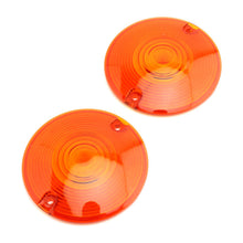 Load image into Gallery viewer, 2Pcs Motorcycle Turn Signal Light Indicator Lens Cover For Touring Models 1986-2014 Road King Electra Glides Ultra Glide Road Glide Smoke Clear