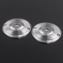 Load image into Gallery viewer, 2Pcs Motorcycle Turn Signal Light Indicator Lens Cover For Touring Models 1986-2014 Road King Electra Glides Ultra Glide Road Glide Smoke Clear
