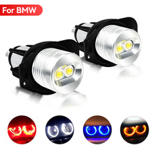 Load image into Gallery viewer, 2Pcs Car LED Angel Eyes Marker Light Bulbs Car Side Light Bright Headlights Replacement 6W For BMW 3 Series E90 E91 5 Series E60 E61 Accessory