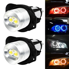 Load image into Gallery viewer, 2Pcs Car LED Angel Eyes Marker Light Bulbs Car Side Light Bright Headlights Replacement 6W For BMW 3 Series E90 E91 5 Series E60 E61 Accessory