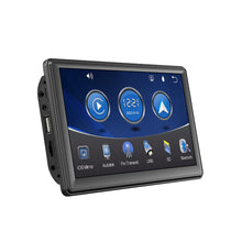Load image into Gallery viewer, 7inch Portable Car Wireless Carplay Wireless Android Auto Car Radio Multimedia Video Player Touch Screen With Sun Visor