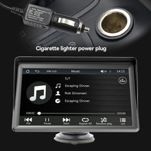 Load image into Gallery viewer, 7inch Portable Car Wireless Carplay Wireless Android Auto Car Radio Multimedia Video Player Touch Screen With Sun Visor
