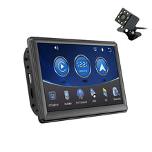 Load image into Gallery viewer, 7inch Portable Car Wireless Carplay Wireless Android Auto Car Radio Multimedia Video Player Touch Screen With Sun Visor