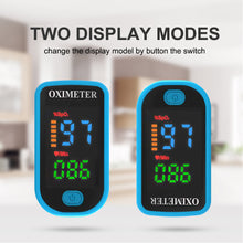 Load image into Gallery viewer, Finger Clip Heart Rate Meter for Measuring Fingertip Blood Oxygen Saturation Monitoring Pulse Black Gemstone Oximeter