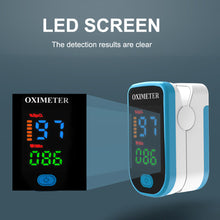 Load image into Gallery viewer, Finger Clip Heart Rate Meter for Measuring Fingertip Blood Oxygen Saturation Monitoring Pulse Black Gemstone Oximeter