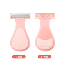Load image into Gallery viewer, Female Hair Trimmer Special Armpit Hair Pubic Hair Trimmer Female Lady Shaver Hair Removal Device Manual Scraping Leg Hair Removal