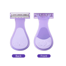 Load image into Gallery viewer, Female Hair Trimmer Special Armpit Hair Pubic Hair Trimmer Female Lady Shaver Hair Removal Device Manual Scraping Leg Hair Removal