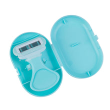 Load image into Gallery viewer, Portable Blade Shaving Razor Women Leg Armpit Hair Trimmer Hair Removal Epilator Reusable with Soap Lubrication Strip