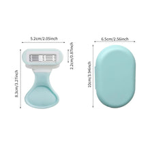 Load image into Gallery viewer, Portable Blade Shaving Razor Women Leg Armpit Hair Trimmer Hair Removal Epilator Reusable with Soap Lubrication Strip