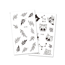 Load image into Gallery viewer, Blue Luminous Finger Element Tattoo Stickers for Valentine's Day Love Couples Music Festival Party Tattoo Stickers