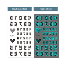 Load image into Gallery viewer, Blue Luminous Finger Element Tattoo Stickers for Valentine's Day Love Couples Music Festival Party Tattoo Stickers