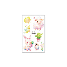 Load image into Gallery viewer, Fantasy Pink Unicorn Panda Rabbit Children's Cartoon Cute Waterproof Tattoo Sticker Cartoon Butterfly Tattoo Stickers