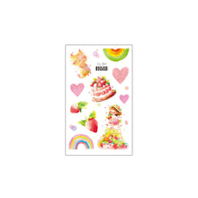 Load image into Gallery viewer, Fantasy Pink Unicorn Panda Rabbit Children's Cartoon Cute Waterproof Tattoo Sticker Cartoon Butterfly Tattoo Stickers