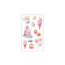 Load image into Gallery viewer, Fantasy Pink Unicorn Panda Rabbit Children's Cartoon Cute Waterproof Tattoo Sticker Cartoon Butterfly Tattoo Stickers