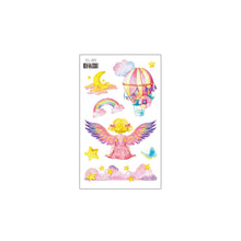 Load image into Gallery viewer, Fantasy Pink Unicorn Panda Rabbit Children's Cartoon Cute Waterproof Tattoo Sticker Cartoon Butterfly Tattoo Stickers