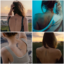 Load image into Gallery viewer, Herbal Tattoo Stickers Plant Permanent Waterproof Butterfly Tattoo Sticker Juice Cross Wholesale Juice Tattoo Stickers