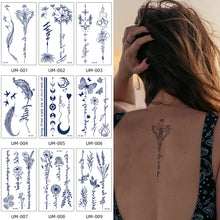 Load image into Gallery viewer, Herbal Tattoo Stickers Plant Permanent Waterproof Butterfly Tattoo Sticker Juice Cross Wholesale Juice Tattoo Stickers