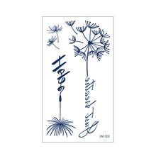 Load image into Gallery viewer, Herbal Tattoo Stickers Plant Permanent Waterproof Butterfly Tattoo Sticker Juice Cross Wholesale Juice Tattoo Stickers