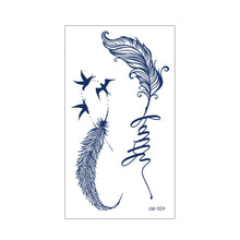 Load image into Gallery viewer, Herbal Tattoo Stickers Plant Permanent Waterproof Butterfly Tattoo Sticker Juice Cross Wholesale Juice Tattoo Stickers