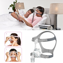 Load image into Gallery viewer, Adjustable Household CPAP Mask Full Face Respirator FX CPAP Mask for Medical Ventilator Sleeping Apnea Breathing Machine