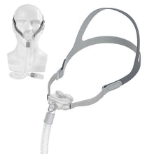 Load image into Gallery viewer, Medical Nasal Pillows Mask Simplistic Design Sleep CPAP Nasal Mask for Auto CPAP APAP BIPAP Nasal Pillow Mask with Headgear