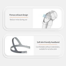 Load image into Gallery viewer, Medical Nasal Pillows Mask Simplistic Design Sleep CPAP Nasal Mask for Auto CPAP APAP BIPAP Nasal Pillow Mask with Headgear