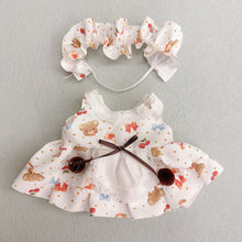 Load image into Gallery viewer, 20CM Cotton Doll Rompers Cartoon Plush Doll Replacement Outfit Playing House Accessories Mini Clothes