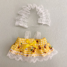 Load image into Gallery viewer, 20CM Cotton Doll Rompers Cartoon Plush Doll Replacement Outfit Playing House Accessories Mini Clothes