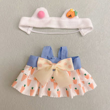 Load image into Gallery viewer, 20CM Cotton Doll Rompers Cartoon Plush Doll Replacement Outfit Playing House Accessories Mini Clothes