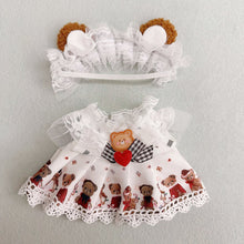 Load image into Gallery viewer, 20CM Cotton Doll Rompers Cartoon Plush Doll Replacement Outfit Playing House Accessories Mini Clothes