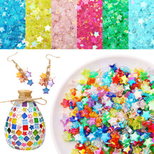 Load image into Gallery viewer, 100pcs 8mm AB Color Heart Star Acrylic Bead Transparent Loose Spacer Bead For Jewelry Making DIY Handmade Bracelet Accessories