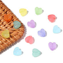 Load image into Gallery viewer, 100pcs/Lot Candy Color Star Heart Acrylic Beads for Jewelry Making Loose Spacer Beads DIY Bracelet Necklace Big Hole Beads Accessories