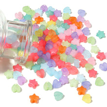 Load image into Gallery viewer, 100pcs/Lot Candy Color Star Heart Acrylic Beads for Jewelry Making Loose Spacer Beads DIY Bracelet Necklace Big Hole Beads Accessories