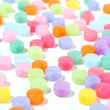 Load image into Gallery viewer, 100pcs/Lot Candy Color Star Heart Acrylic Beads for Jewelry Making Loose Spacer Beads DIY Bracelet Necklace Big Hole Beads Accessories