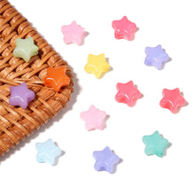 Load image into Gallery viewer, 100pcs/Lot Candy Color Star Heart Acrylic Beads for Jewelry Making Loose Spacer Beads DIY Bracelet Necklace Big Hole Beads Accessories