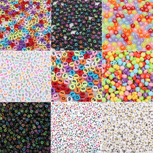 Load image into Gallery viewer, 100pcs/bag Acrylic Letters Numbers Star Beads DIY Jewelry Making Beads Alphabet Round Spacer Beads Bracelet Accessories
