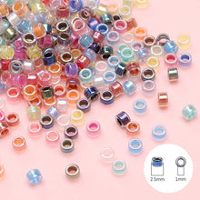 Load image into Gallery viewer, 700pcs 2.5mm Colorful Glass Seed Beads Antique Dreaming Color Loose Spacer Beads for Jewelry Making DIY Handmade Bracelet Accessories