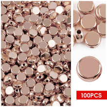 Load image into Gallery viewer, 100pcs/bag Gold Silver Color Beads 4mm 6mm CCB Square Star Heart Star Spacer Loose Beads for Love Jewelry Making Bracelets DIY Supplies