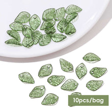 Load image into Gallery viewer, 10pcs/bag Mini Tree Leaves Hand Beaded DIY Earring Bracelet Loose Beads Jewelry Making Accessories Clothing Accessories