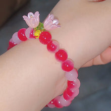 Load image into Gallery viewer, 10pcs Lily of the Valley Flower Hand Beaded Earring Pendant DIY Charms Bracelet Necklace Loose Beads Jewelry Making Accessories